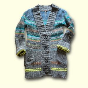 Women’s Free People Wool Blend Cardigan Sweater Size XS